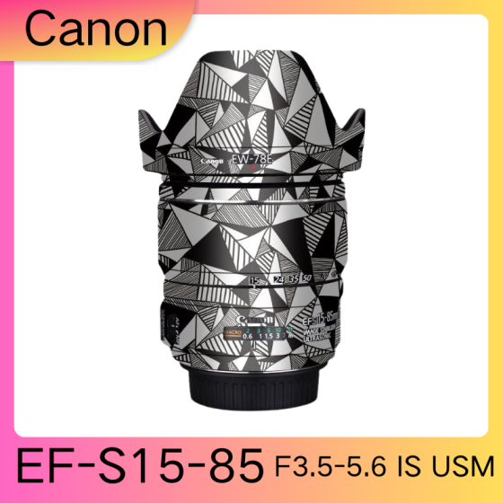 Lentes Canon EFS15-85F3.5-5.6 IS USM  - Pele câmera, adesivo câmera - com alta resistência a arranhões, à prova d'água e com design elegante.